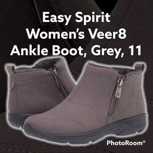 COPY - COPY - Easy Spirit Women’s Veer8 Ankle Boot, Grey, 11